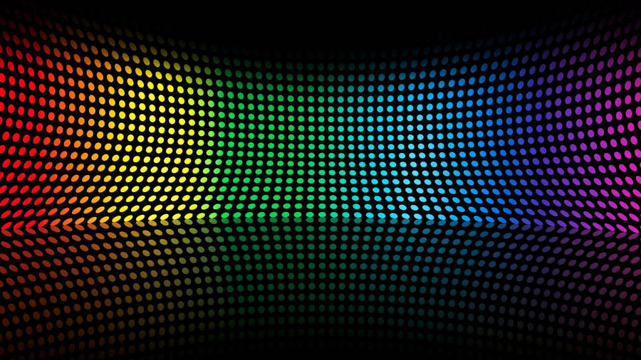 Rgb 4k Light Dots Wallpaper