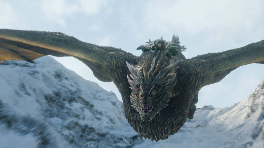 Rhaegal Jon Snow Game Of Thrones Wallpaper