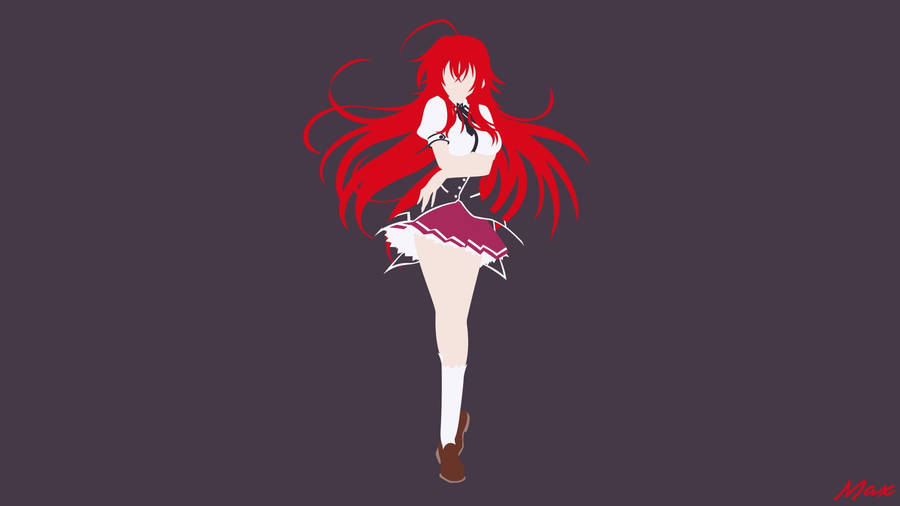 Rias Gremory Artwork High School Dxd Wallpaper