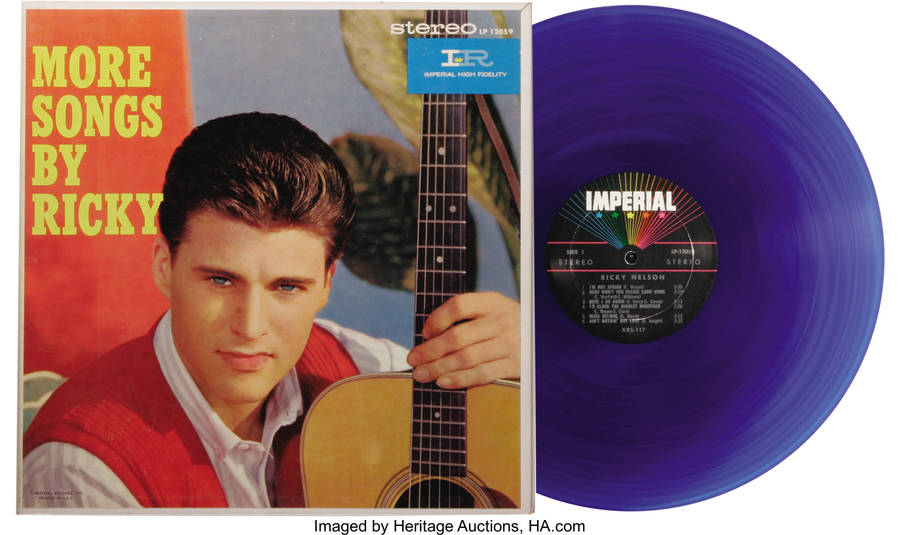 Rick Nelson More Songs By Ricky Vinyl Cover Wallpaper