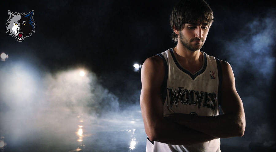 Ricky Rubio In Dark Mist Wallpaper