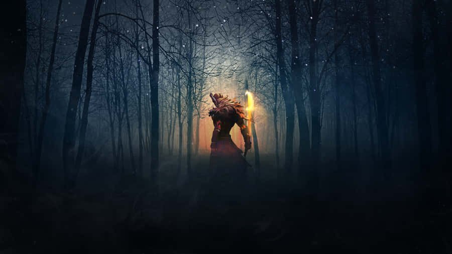 Ride Into Battle With The Dota 2 Juggernaut Wallpaper
