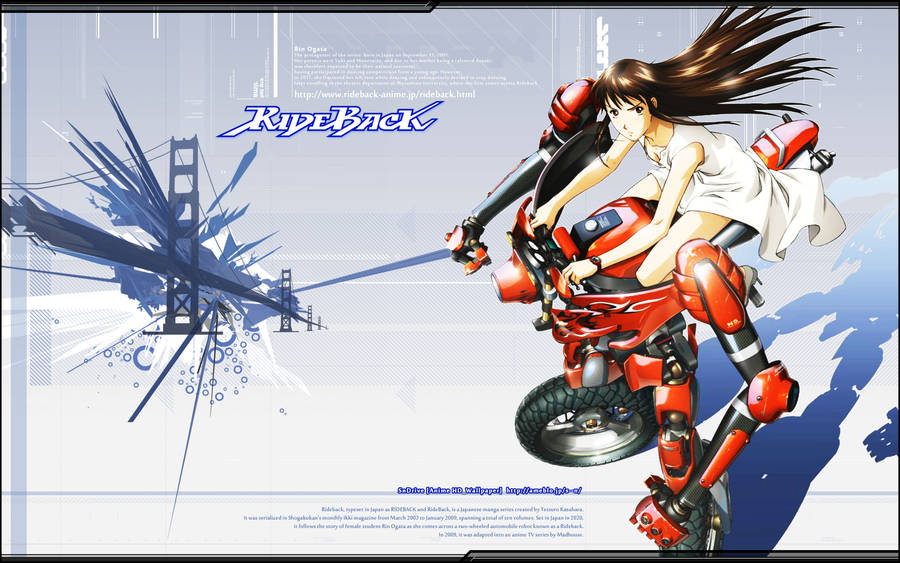 Rideback Manga Comic Characters Wallpaper