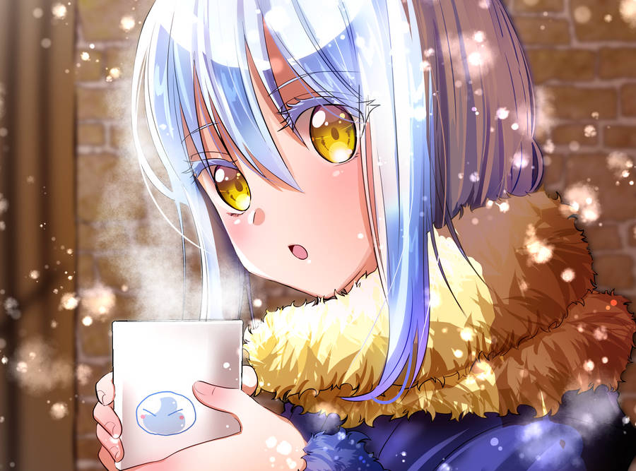 Rimuru Tempest Hot Drink Wallpaper