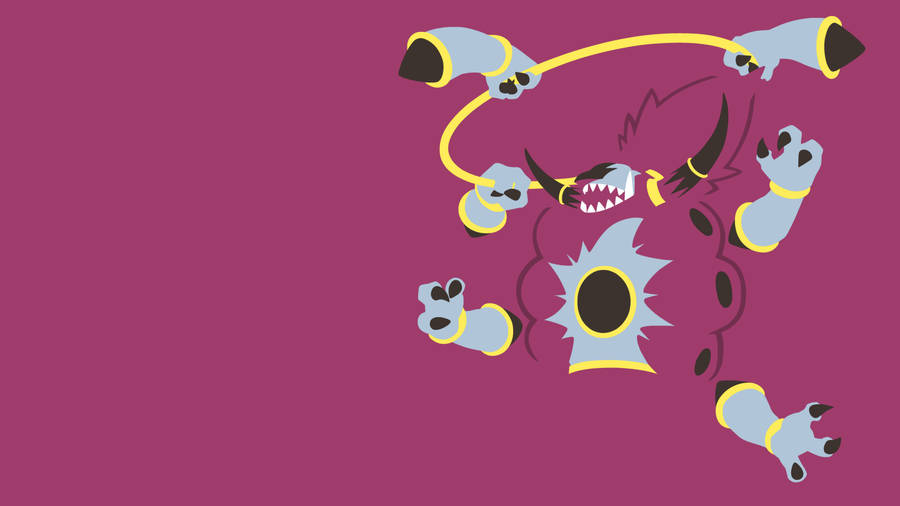 Ringed Unbound Hoopa Vector Art Wallpaper