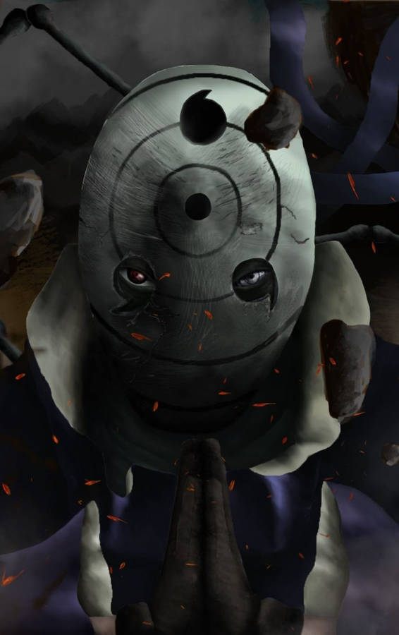 Rinne Sharingan Obito Phone Wallpaper