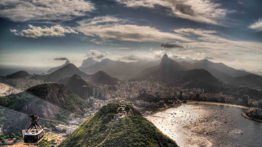 Rio Cable Car South America Wallpaper