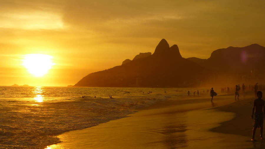 Rio De Janeiro Ipanema Beach Wallpaper