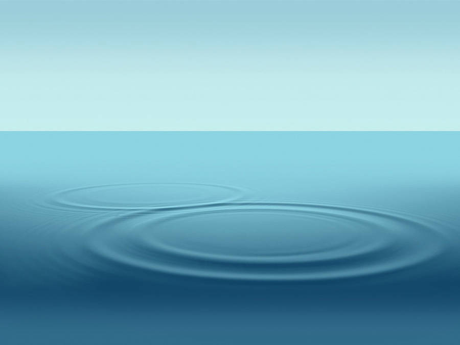 Rippling Water In Blue Aesthetic Wallpaper