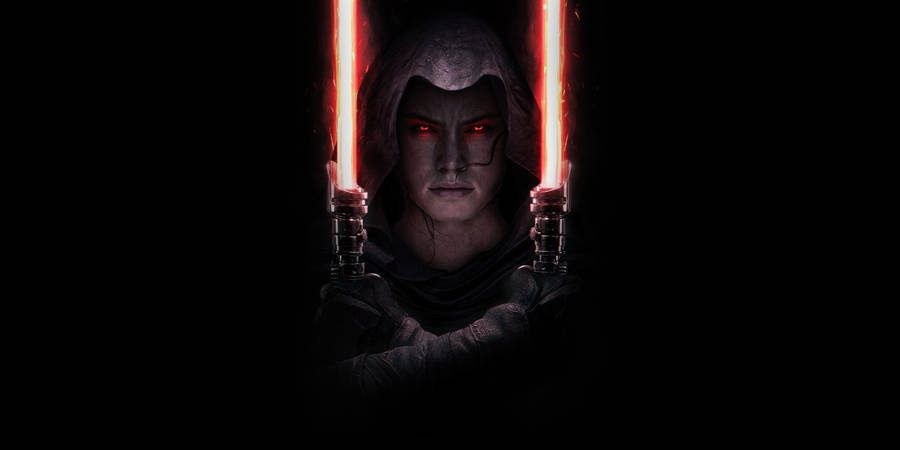 Rise Of Skywalker Dark Rey Lightsaber Wallpaper