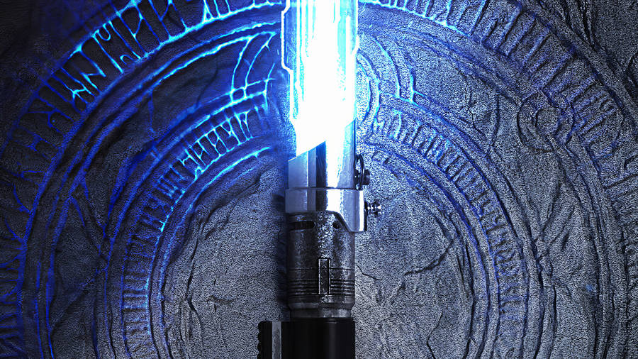 Rise Of Skywalker Rey Lightsaber Wallpaper