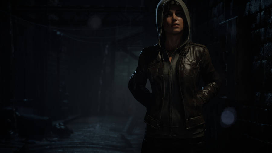 Rise Of The Tomb Raider Lara In Hoodie Wallpaper