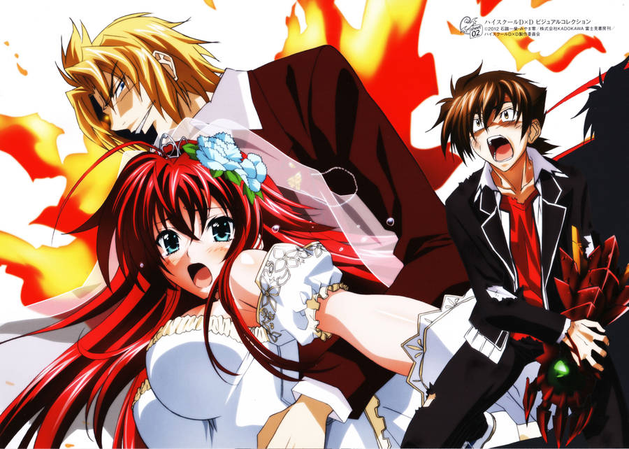 Riser Issei Rias High School Dxd Wallpaper