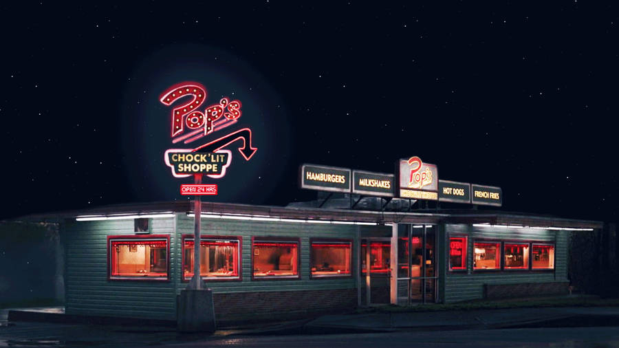 Riverdale Pop's Chock'lit Shoppe Wallpaper