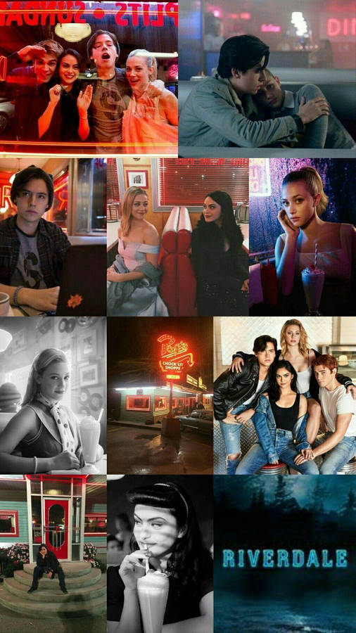 Riverdale Stars Collage Wallpaper