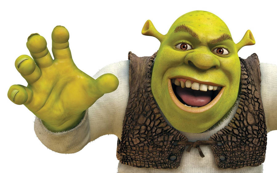 Roaring Face Of Shrek Pc Wallpaper