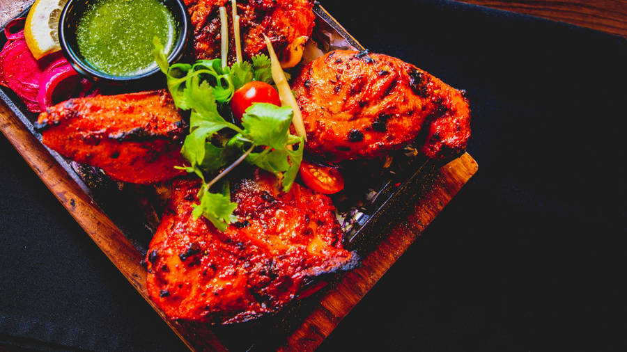 Roasted Tandoori Chicken Wallpaper