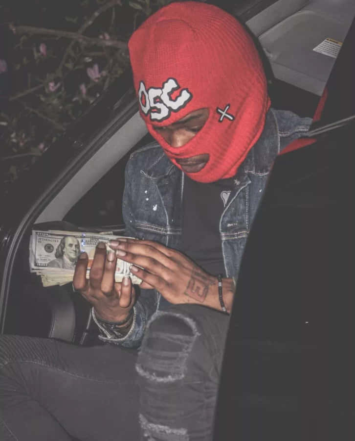 Robber Gangsters With Guns Wallpaper