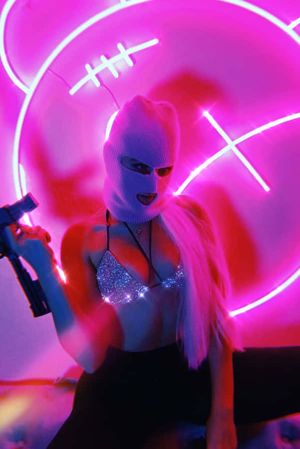 Robber Girly Money Wallpaper