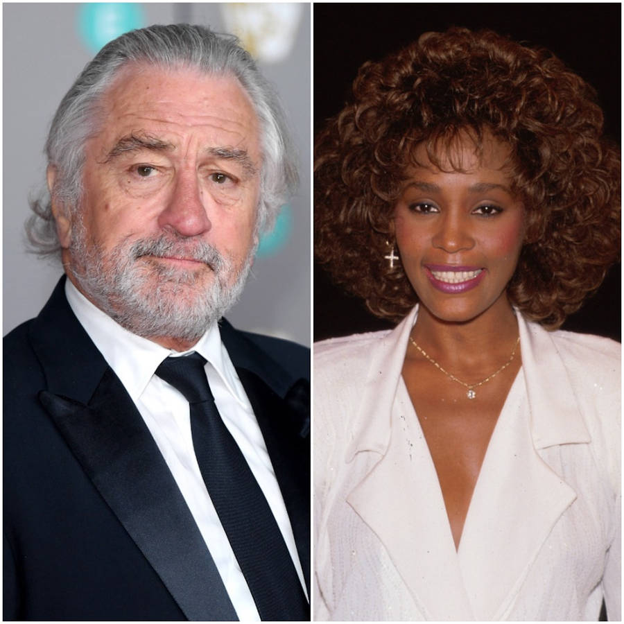 Robert De Niro And Whitney Houston Wallpaper