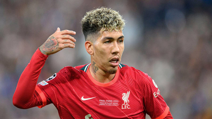 Roberto Firmino Rose Tattoo Hand Wallpaper