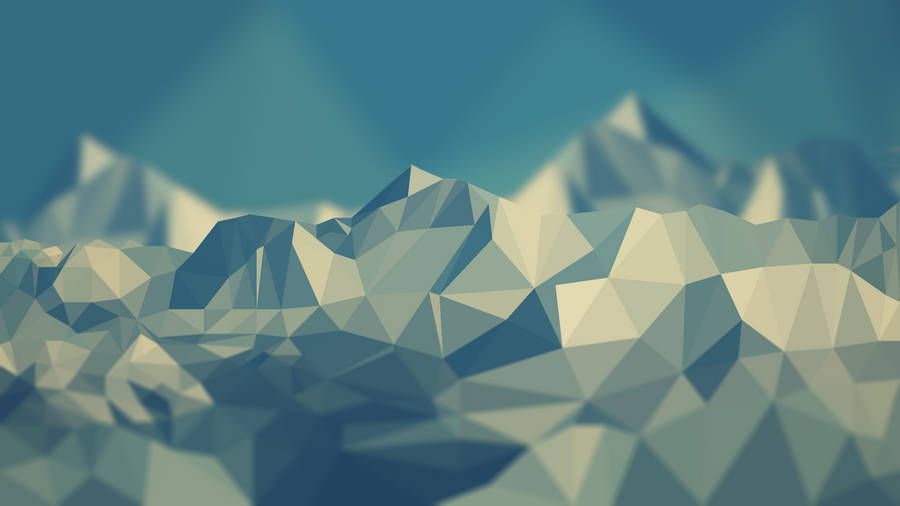 Robin Egg Blue Low Poly Wallpaper