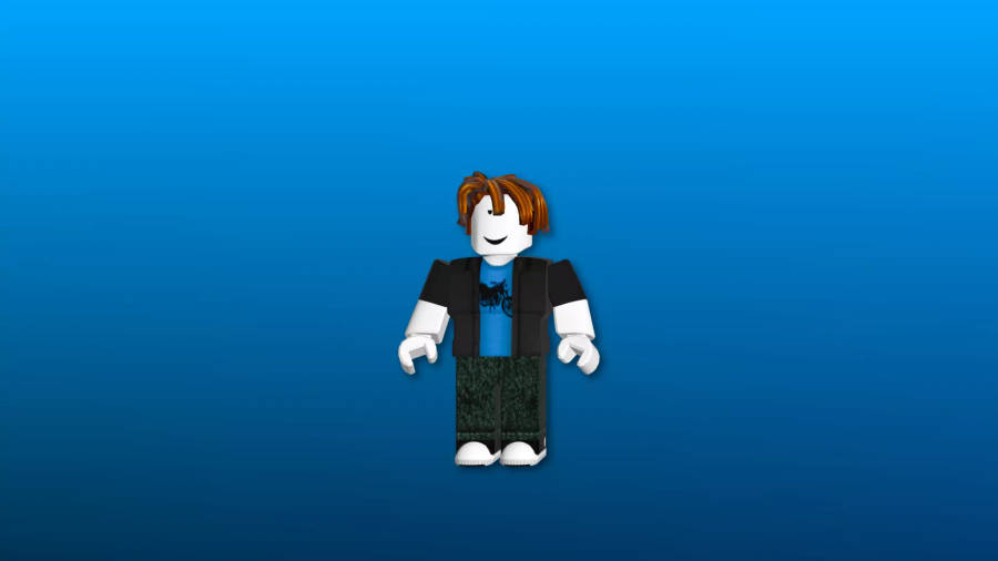 Roblox Avatar Blue Wallpaper