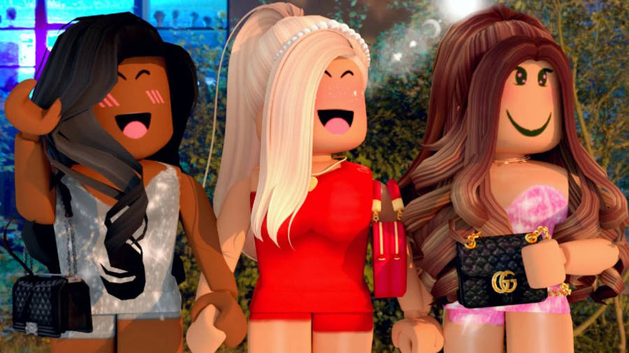 Roblox Avatar Trio Bffs Wallpaper