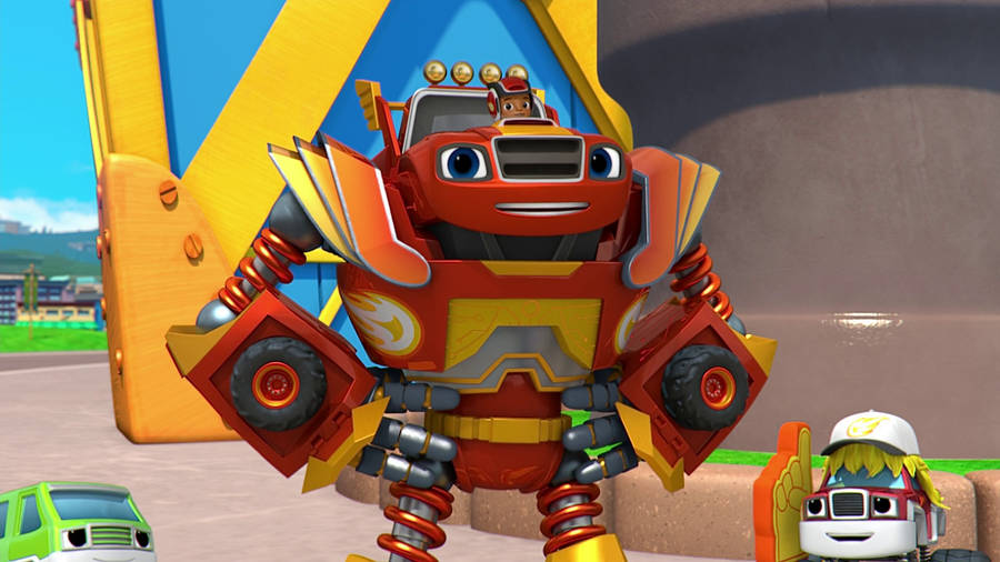 Robotic Blaze And The Monster Machines Wallpaper