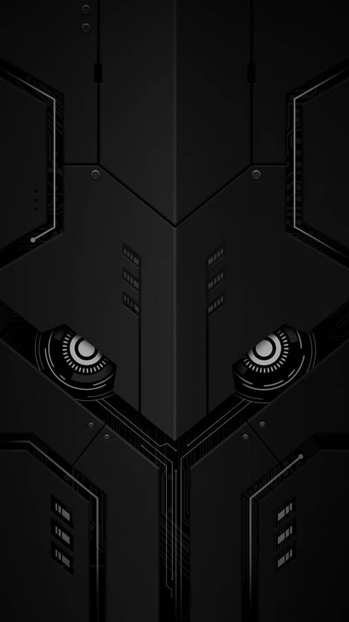 Robotics Samsung Black Wallpaper