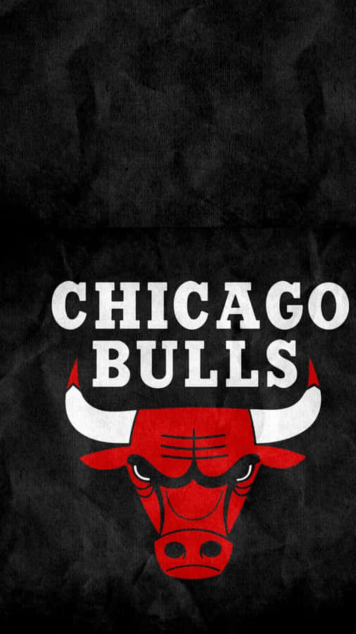 Rock The Chicago Bulls Logo On Your Iphone Wallpaper