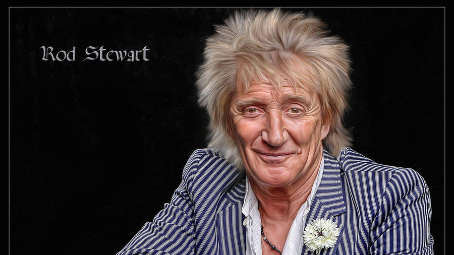 Rod Stewart British Rock Icon Wallpaper