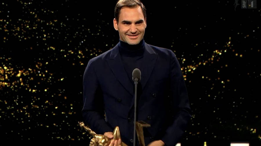 Roger Federer Switzerland Sports Award Wallpaper