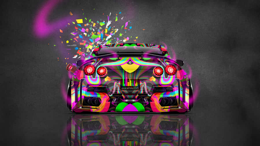 Roll Into The Future With This Stunning Nissan Gtr R35 Wallpaper