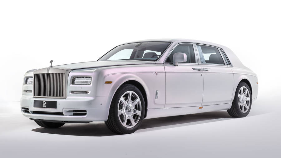 Rolls-royce 4k Phantom White Aesthetic Wallpaper