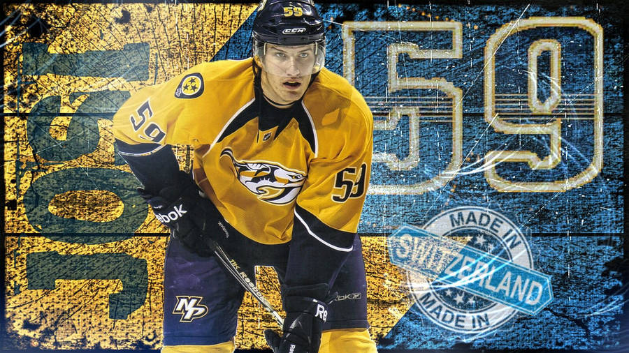 Roman Josi Creative Visual Artwork Wallpaper