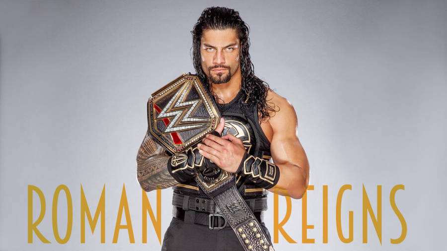 Roman Reigns Whc Belt Wallpaper