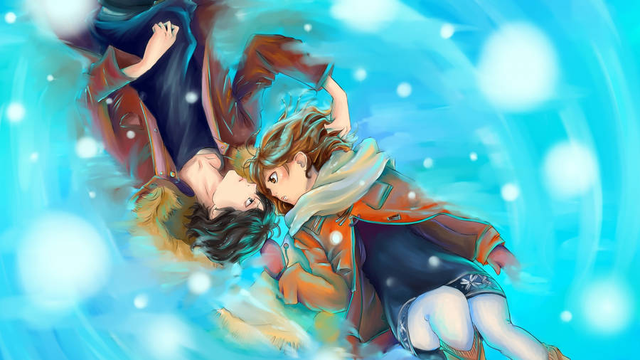 Romantic Ao Haru Ride Art Wallpaper