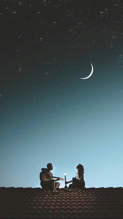 Romantic Serenade For The Moon Wallpaper