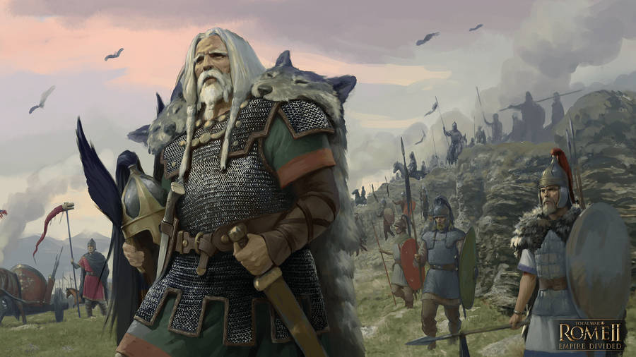 Rome: Total War General In Metal Armor Wallpaper
