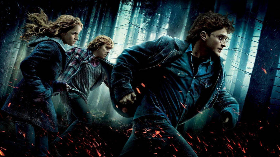 Ron Weasley In The Woods Wallpaper