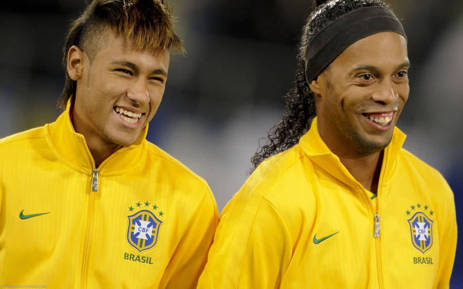 Ronaldinho And Neymar Jr. Wallpaper