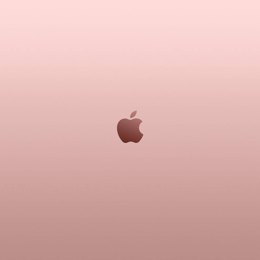 Rose Gold Apple Logo Wallpaper
