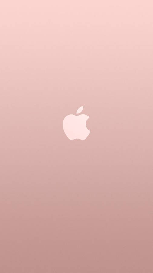 Rose Gold Apple Logo Old Iphone Wallpaper