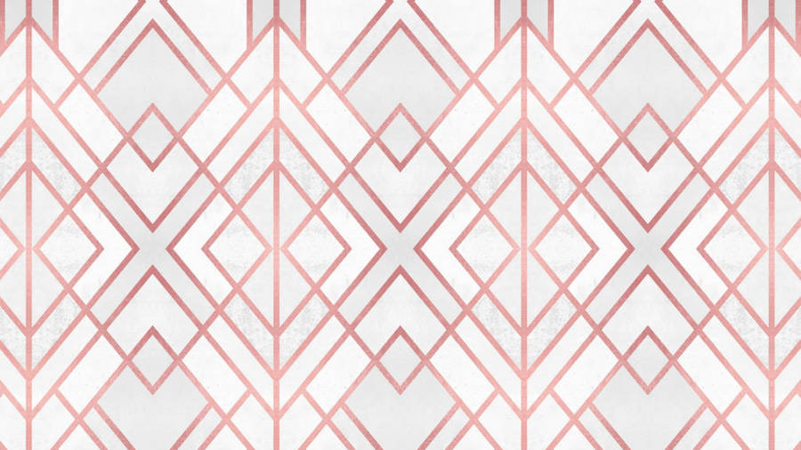 Rose Gold Diamond Shapes Wallpaper