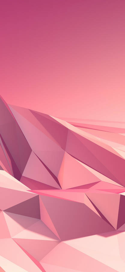 Rose Gold Geometric Shapes Wallpaper