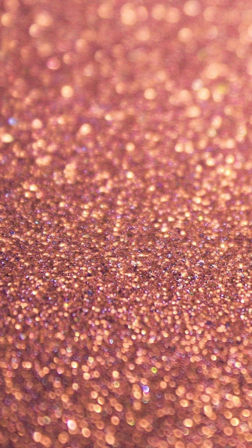 Rose Gold Glitter Wallpaper