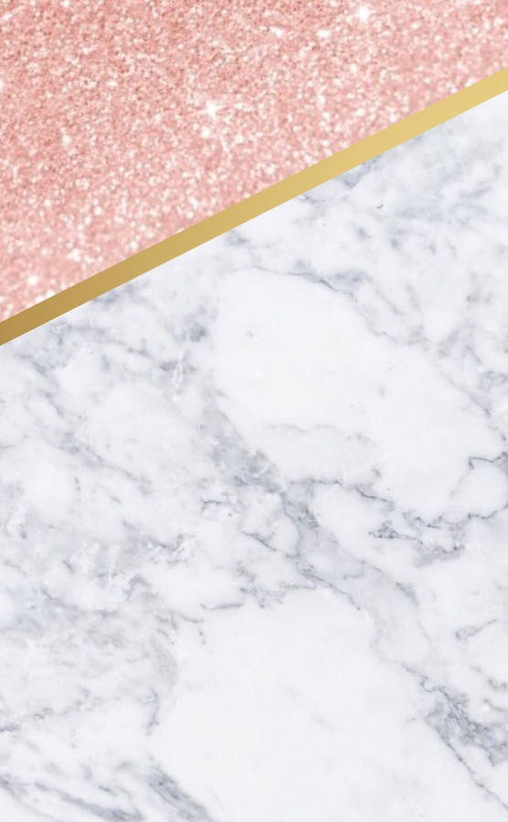 Rose Gold Marble Texture Wallpaper