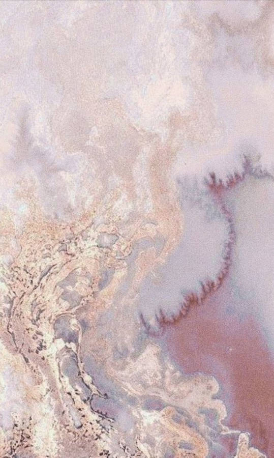 Rose Gold Marble Texture Wallpaper