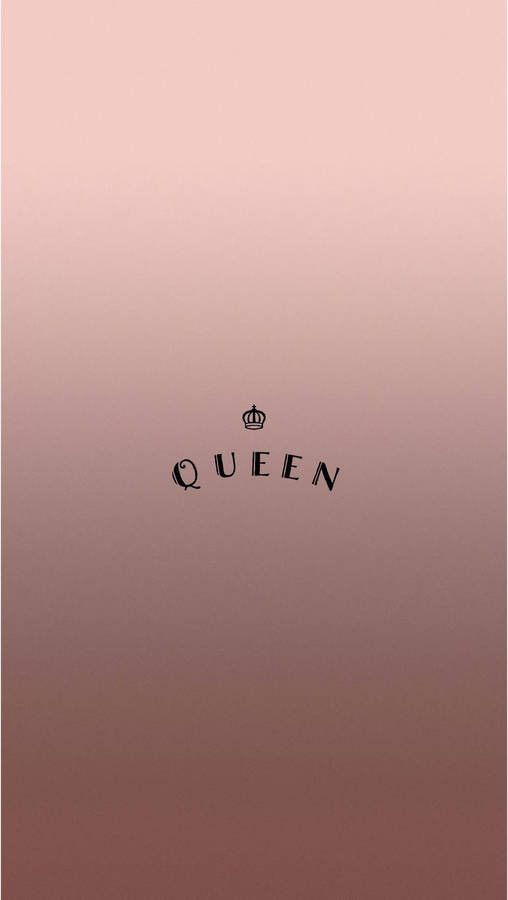Rose Gold Queen Wallpaper
